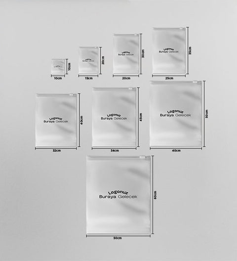 Firmanıza Özel Fermuarlı Poşet 10*10