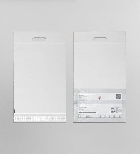 Cepli El Geçmeli Kargo Poşeti (Beyaz)