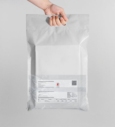 Cepli El Geçmeli Kargo Poşeti (Beyaz)