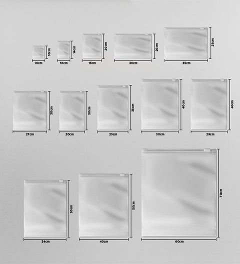 Fermuarlı Poşet Buzlu