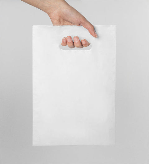 Baskısız El Geçmeli Mağaza Poşeti