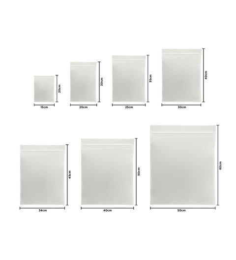 Bio Bozunur Baskısız Kilitli Poşet