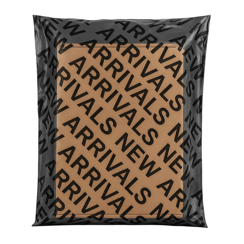 Hazır Desenli Tek Taraf Şeffaf Kargo Poşeti