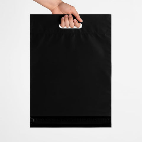 El Geçmeli Kargo Poşeti (Siyah)