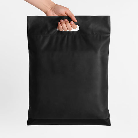 El Geçmeli Kargo Poşeti (Siyah)