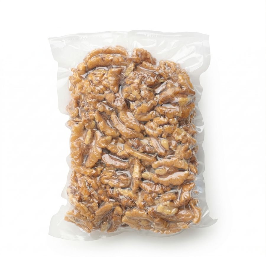 Bolsa de vacío con alimento